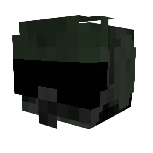 Cheshire____ Minecraft avatar head, 3D render