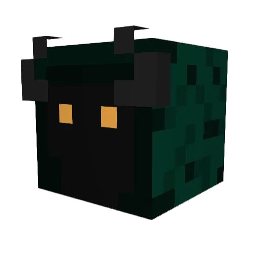 Cheshiremare Minecraft avatar head, 3D render
