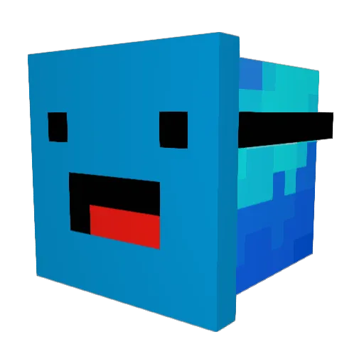 Chesiak Minecraft avatar head, 3D render