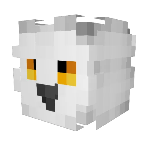Chesnub Minecraft avatar head, 3D render