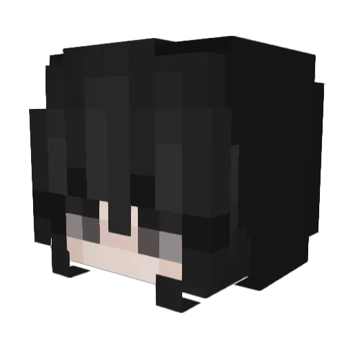 Chesr Minecraft avatar head, 3D render