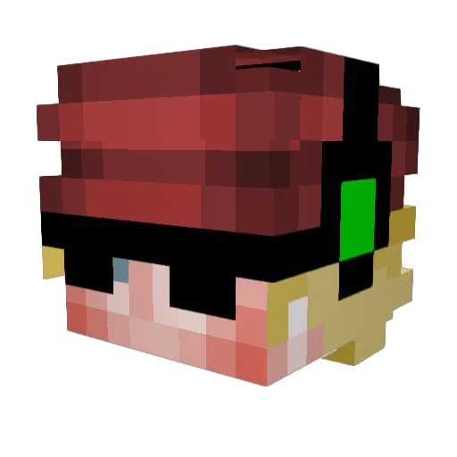 Minecraft-Avatar von ChessMaster0: Kopf als 3D-Render