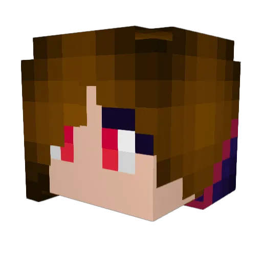 ChessMaster303 Minecraft avatar head, 3D render