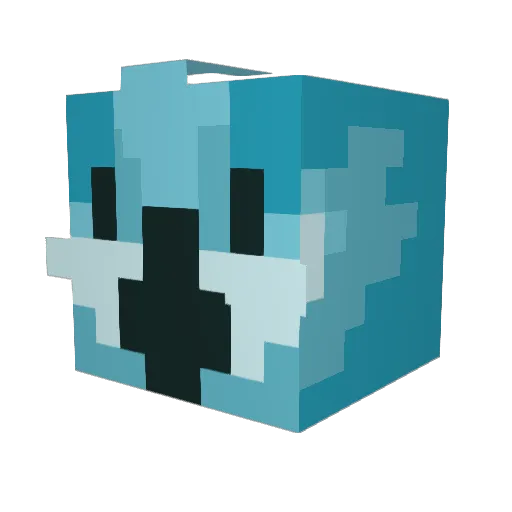 ChesterOnoe Minecraft avatar head, 3D render