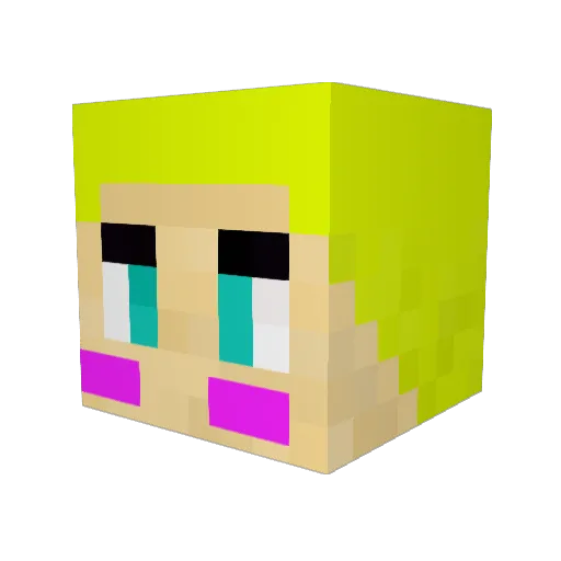 ChetFrytzgov Minecraft avatar head, 3D render