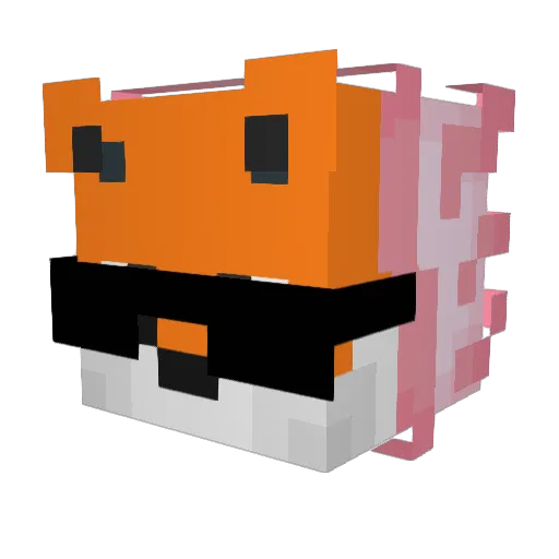 Chettorin308 Minecraft avatar head, 3D render