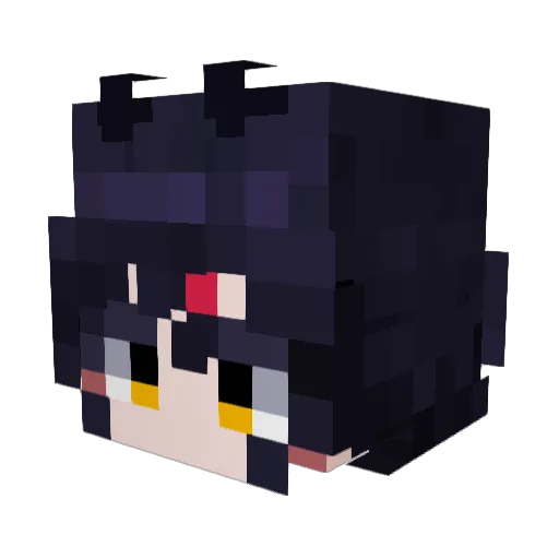 Cheuyu0128 Minecraft avatar head, 3D render