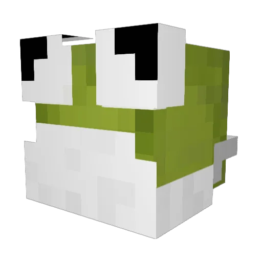Chevaclo Minecraft avatar head, 3D render