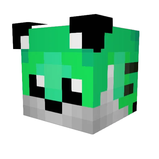 ChevalierArlot Minecraft avatar head, 3D render