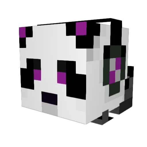Chevoide Minecraft avatar head, 3D render
