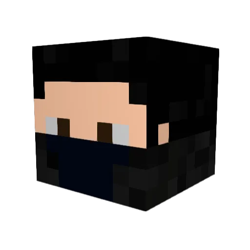 Chevron60 Minecraft avatar head, 3D render