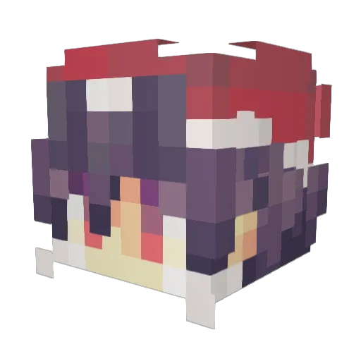 ChevyBar Minecraft avatar head, 3D render