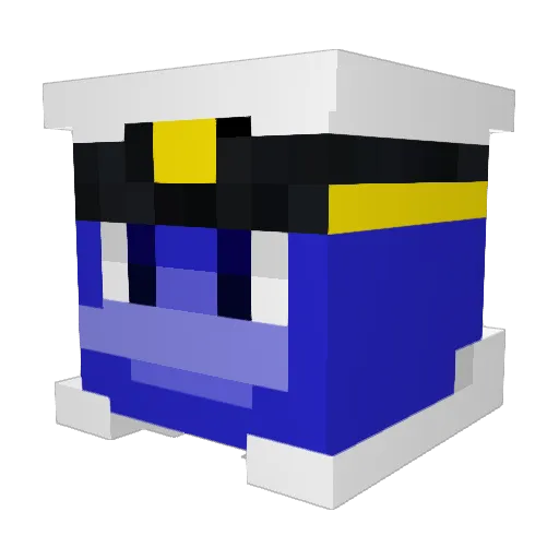 ChevyGoal Minecraft avatar head, 3D render