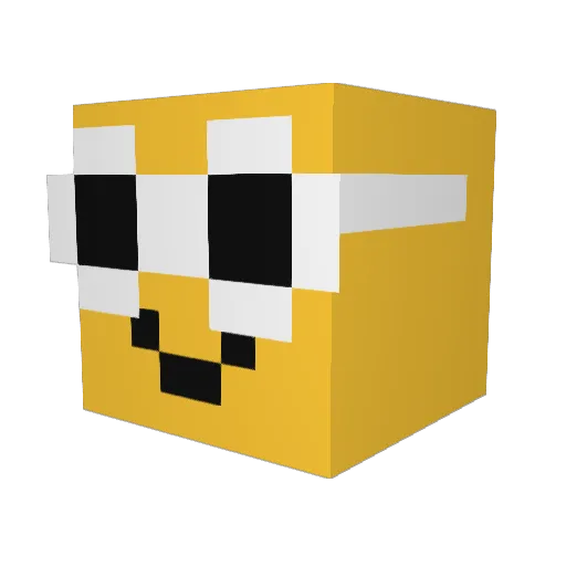 ChevySuburban Minecraft avatar head, 3D render