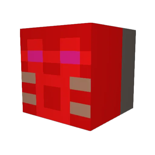 Chewaka1 Minecraft avatar head, 3D render