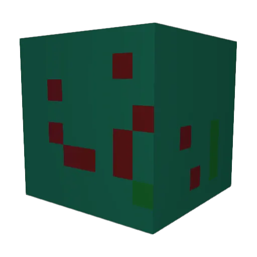 Chewbacca1977 Minecraft avatar head, 3D render