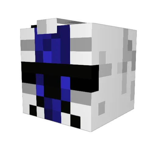 Chewbacca717 Minecraft avatar head, 3D render