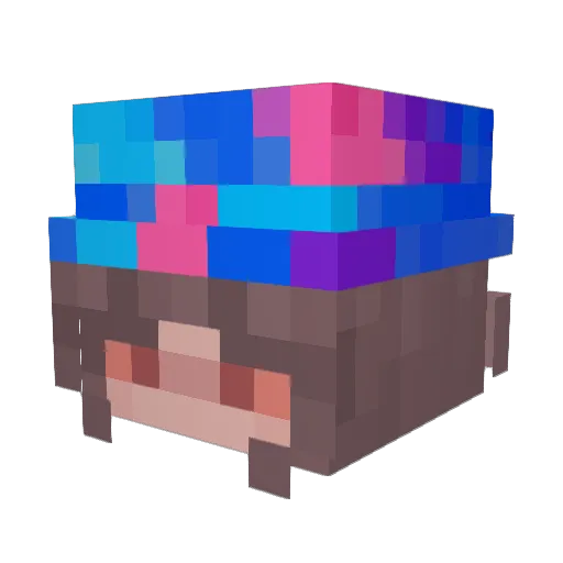 ChewiestPenny Minecraft avatar head, 3D render