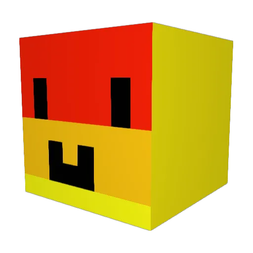 ChewinGumX Minecraft avatar head, 3D render