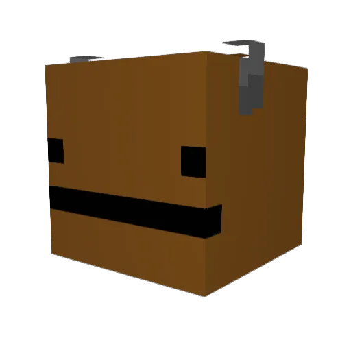 Chewsdayyy Minecraft avatar head, 3D render