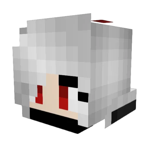 Chewynspot Minecraft avatar head, 3D render