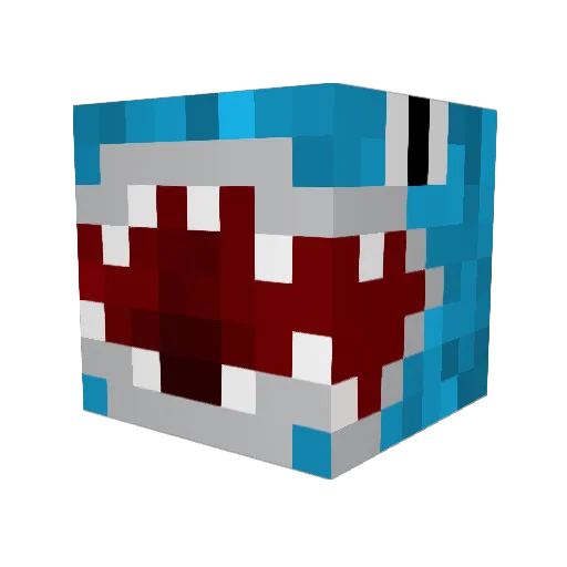CheyChey07 Minecraft avatar head, 3D render