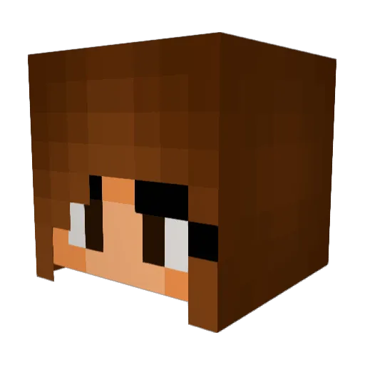 Chey_Mxrie Minecraft avatar head, 3D render