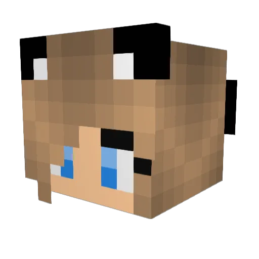 Cheyenne2019 Minecraft avatar head, 3D render