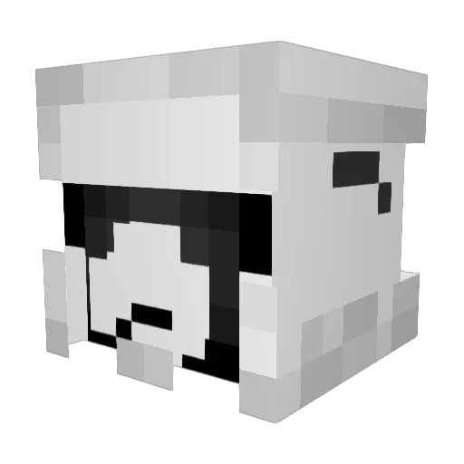 Cheyenne_Lens Minecraft avatar head, 3D render