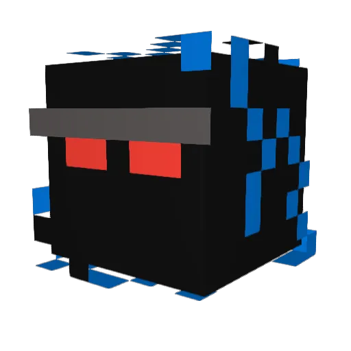 Cheynzo Minecraft avatar head, 3D render