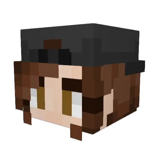 Cheyplayss Minecraft avatar head, 3D render