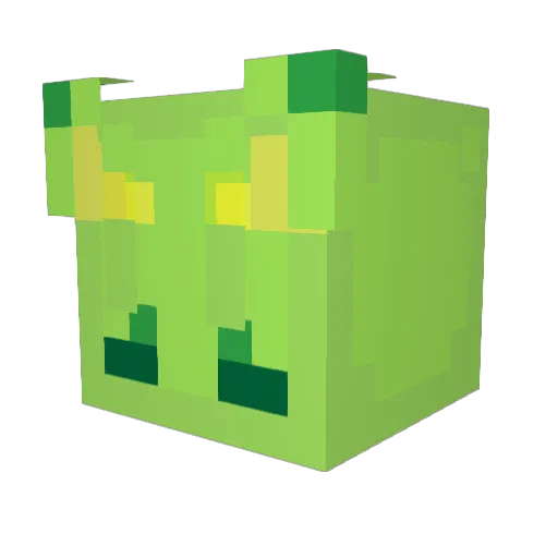 Chez_itz Minecraft avatar head, 3D render