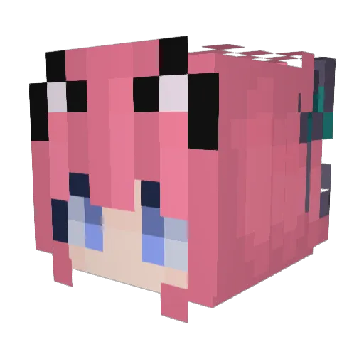 Chezz214 Minecraft avatar head, 3D render