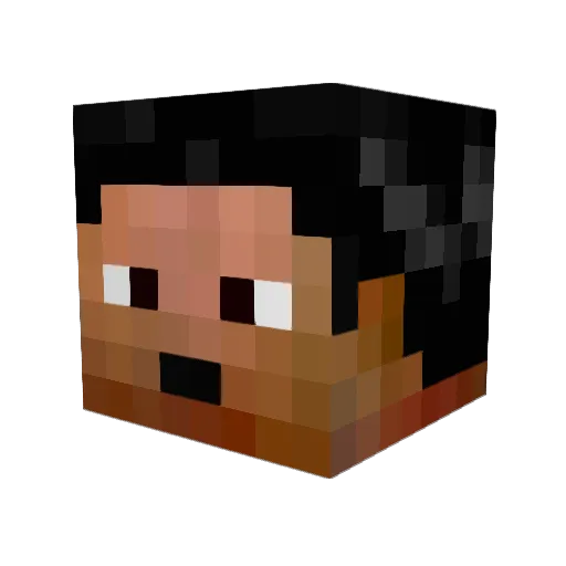 ChiJumpman23 Minecraft avatar head, 3D render