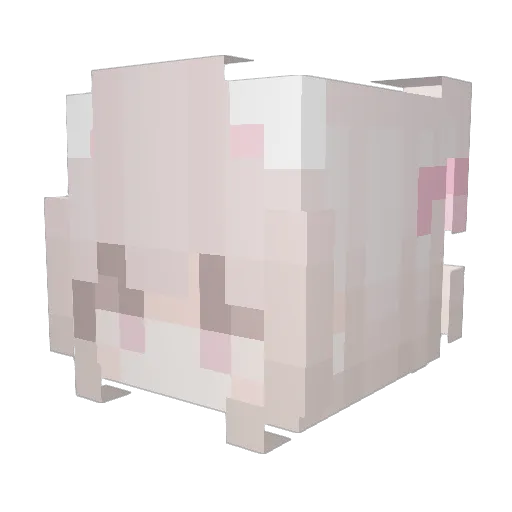 ChiLiu_6 Minecraft avatar head, 3D render