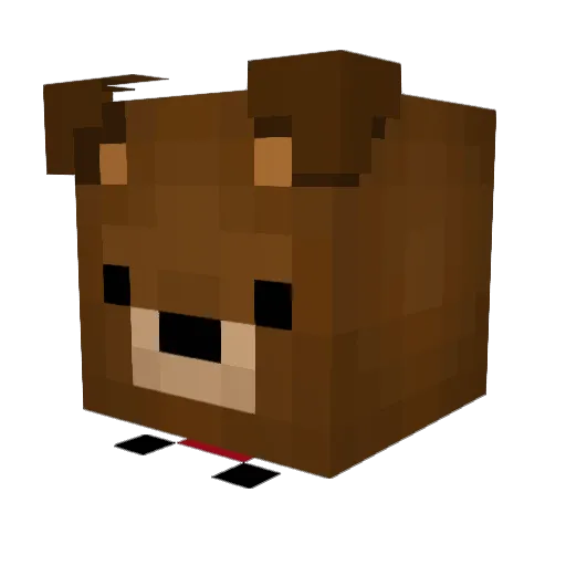 Chi_kungunya Minecraft avatar head, 3D render