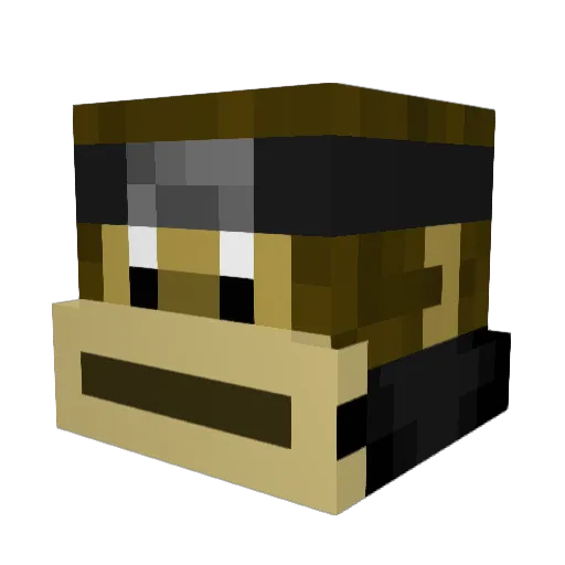 ChiagoMandem Minecraft avatar head, 3D render
