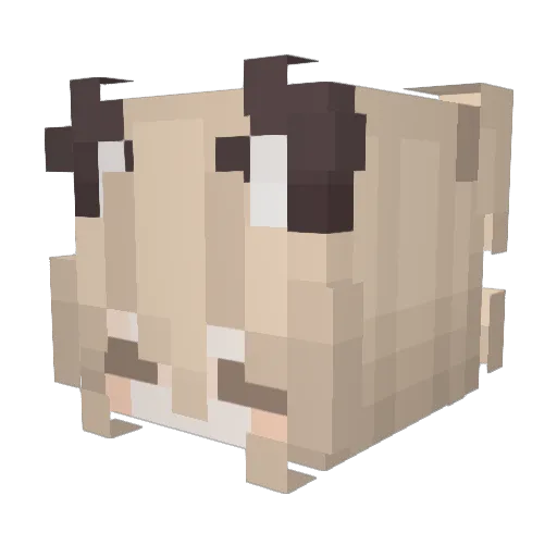 ChiaraCavalli02 Minecraft avatar head, 3D render