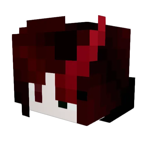 Chiasse Minecraft avatar head, 3D render