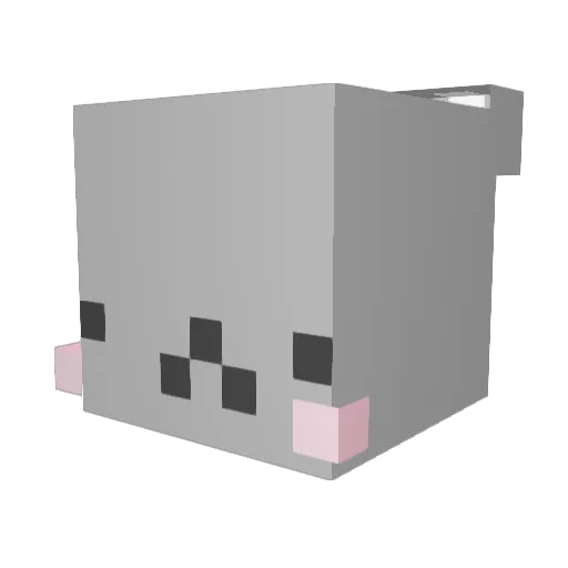 Chibi_Eli Minecraft avatar head, 3D render