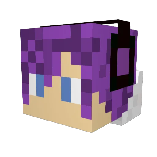 Chibisuke61 Minecraft avatar head, 3D render