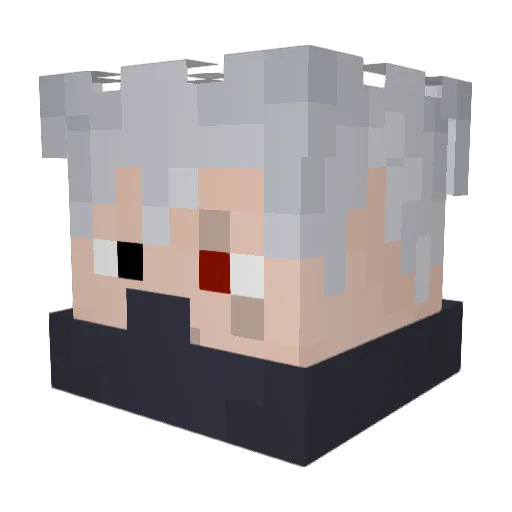 Chiblah Minecraft avatar head, 3D render