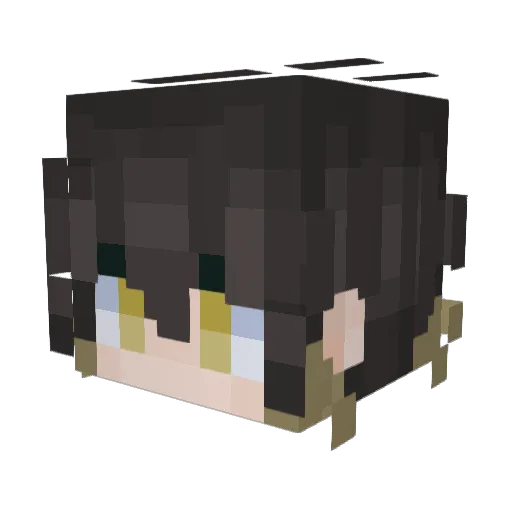 Chibou2021 Minecraft avatar head, 3D render