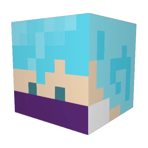 ChicKenWing_912 Minecraft avatar head, 3D render