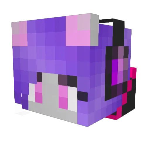 Chica_Lil_3 Minecraft avatar head, 3D render