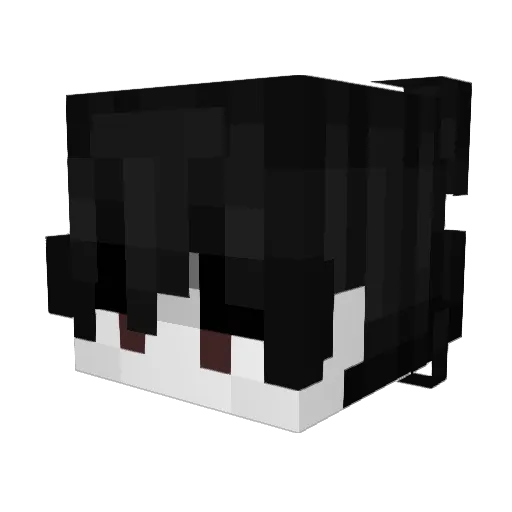 ChichaCaprisun Minecraft avatar head, 3D render