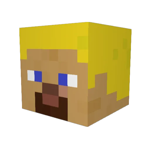 ChickMagnet56 Minecraft avatar head, 3D render