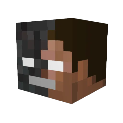 Chicken2_Nugget Minecraft avatar head, 3D render