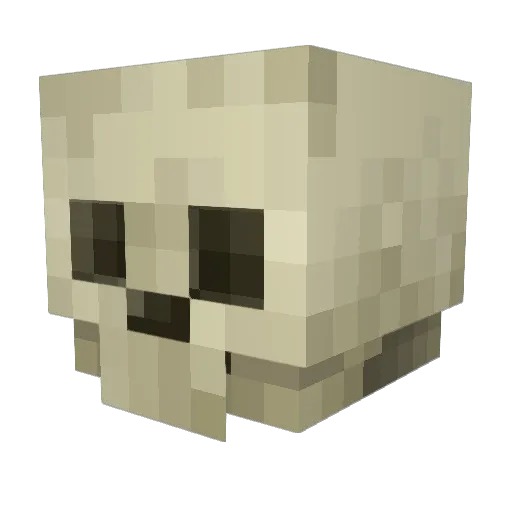 ChickenBoi Minecraft avatar head, 3D render
