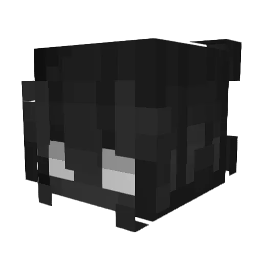 ChickenBurgerMC Minecraft avatar head, 3D render